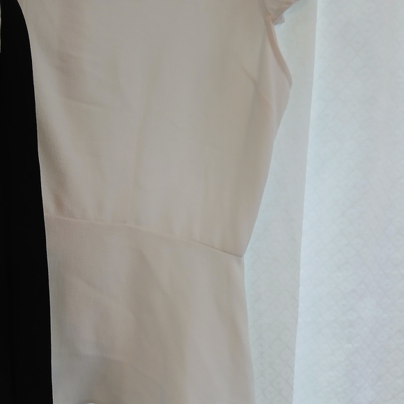 Eva Mendes for New York & Company White and Black Blouse - Picture 4 of 9